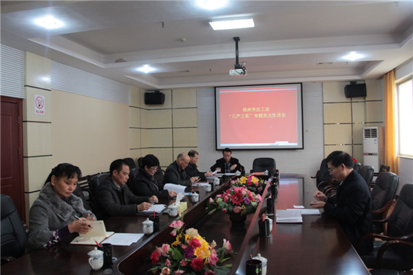 梧州市總中心組召開(kāi)“三嚴(yán)三實(shí)”民主生活會(huì)