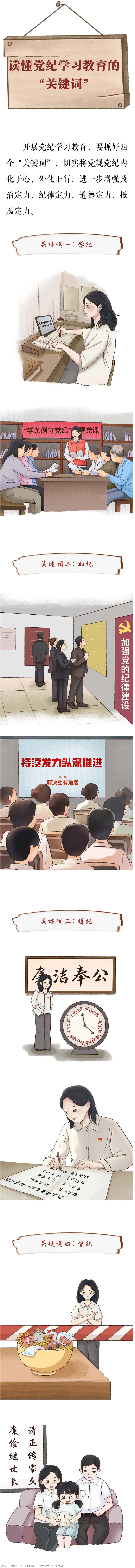 漫畫釋紀(jì)①∣讀懂黨紀(jì)學(xué)習(xí)教育的&ldquo;關(guān)鍵詞&rdquo;.png