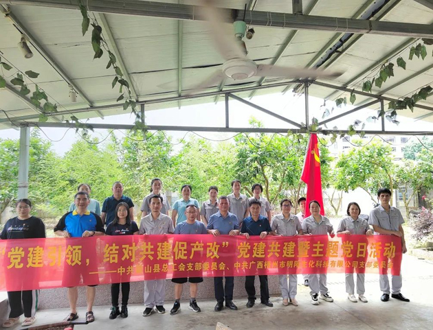 蒙山縣總工會：黨建引領，結(jié)對共建促產(chǎn)改